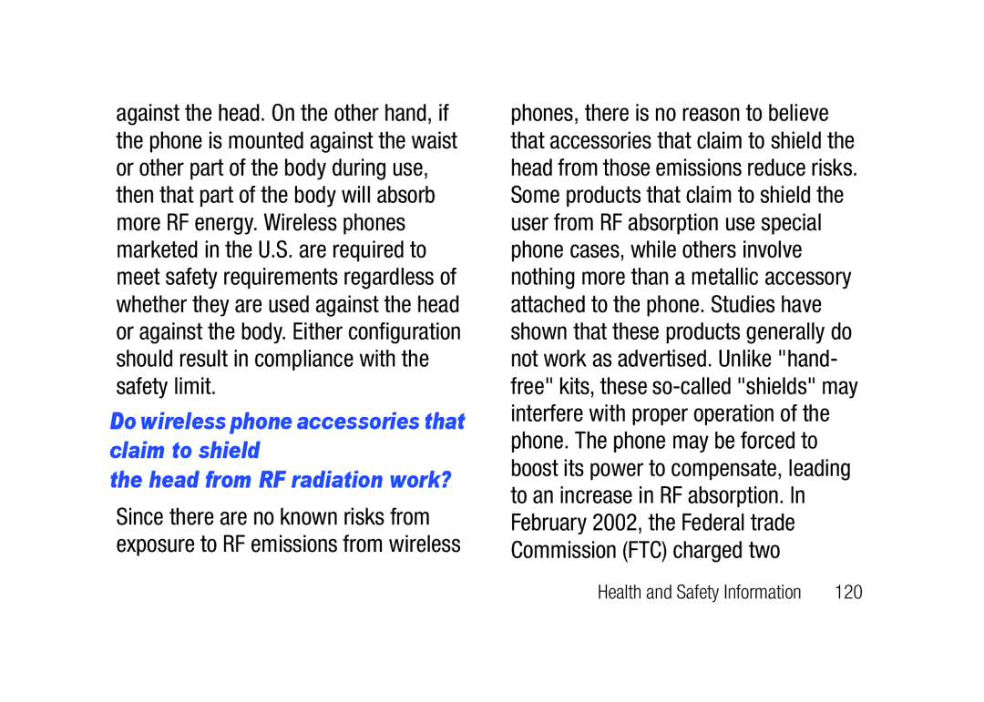 Verizon SCHu320 user manual 120 