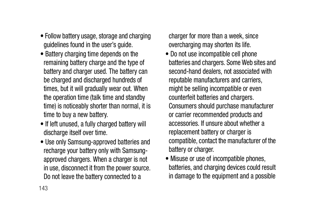 Verizon SCHu320 user manual 143 