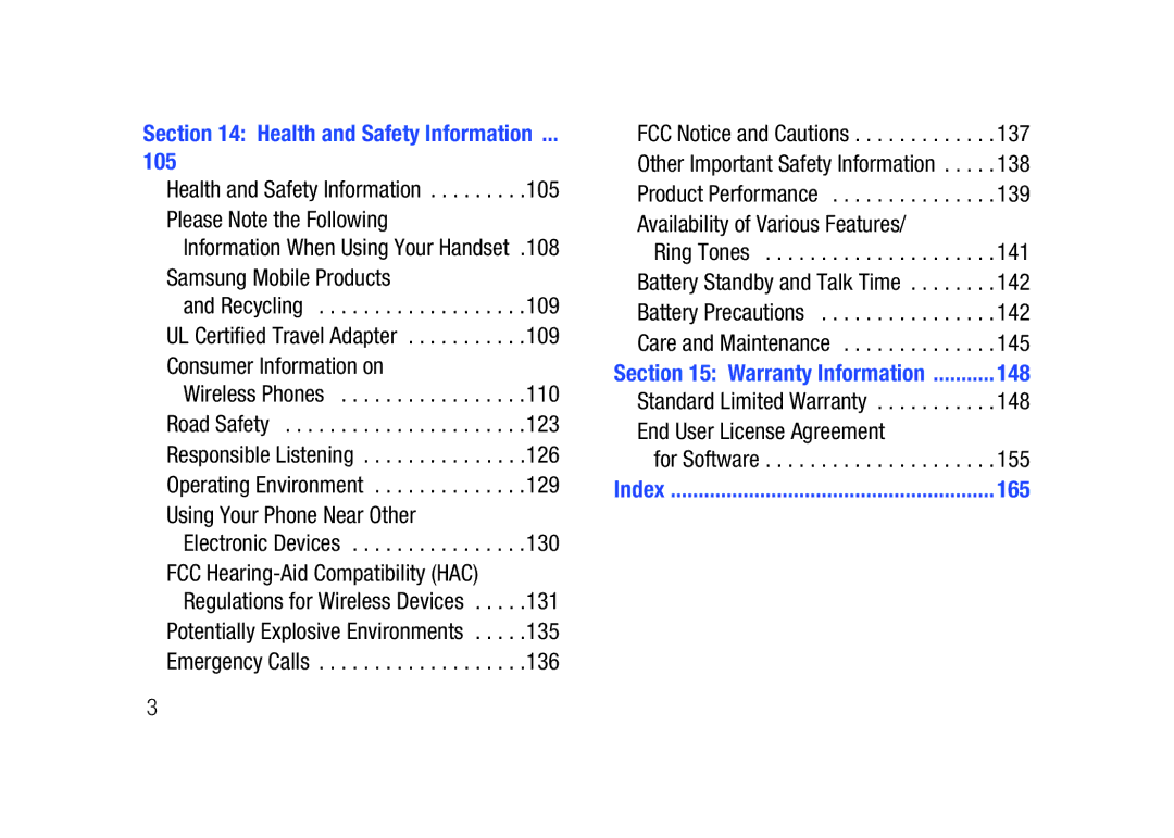 Verizon SCHu320 user manual 105, Availability of Various Features 