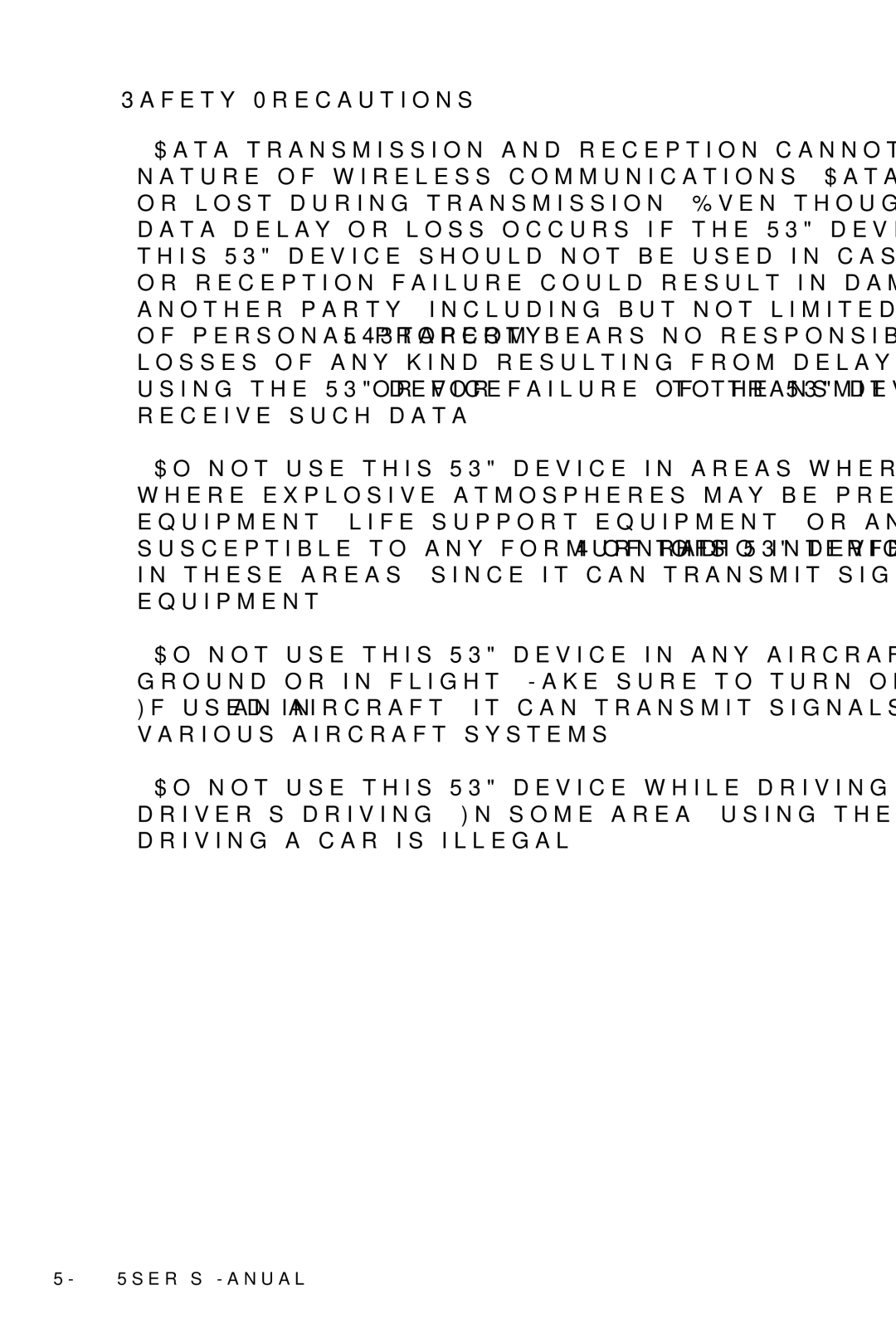 Verizon UM150 user manual Safety Precautions 