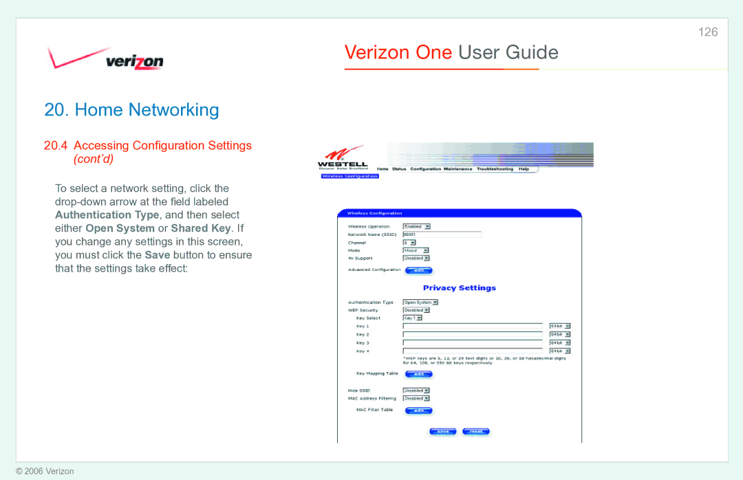 Verizon Verizon One manual 126 