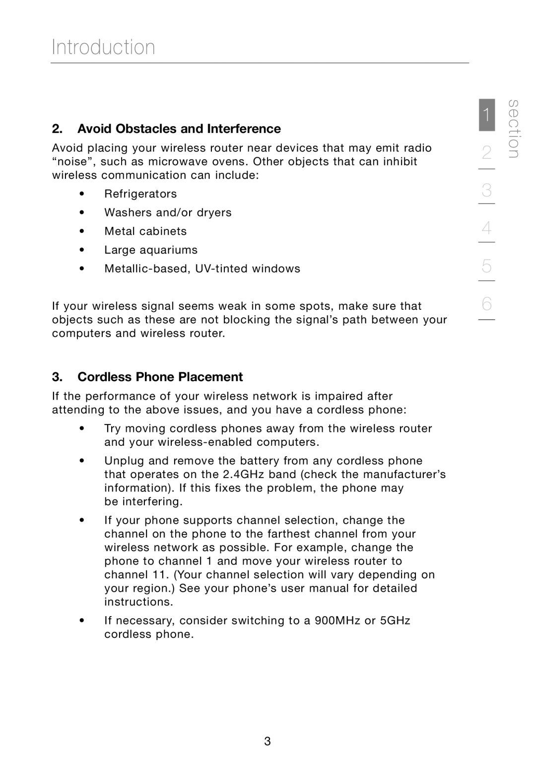 Verizon VZ4000 manual Avoid Obstacles and Interference, Cordless Phone Placement 