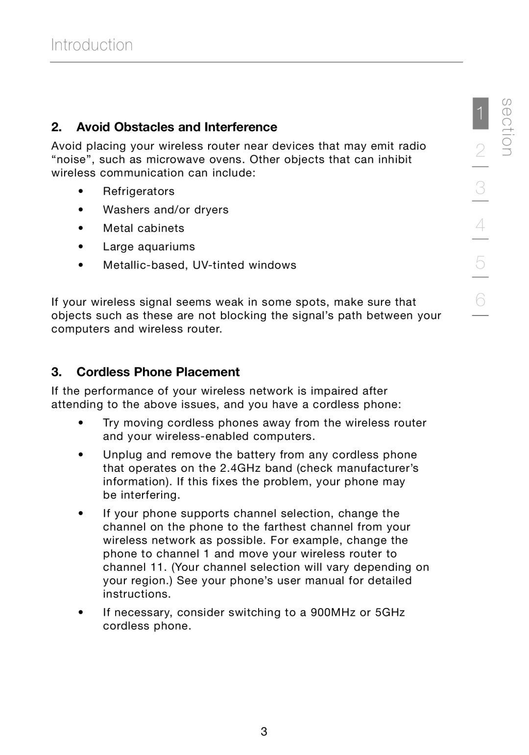 Verizon VZ4010 manual Avoid Obstacles and Interference, Cordless Phone Placement 