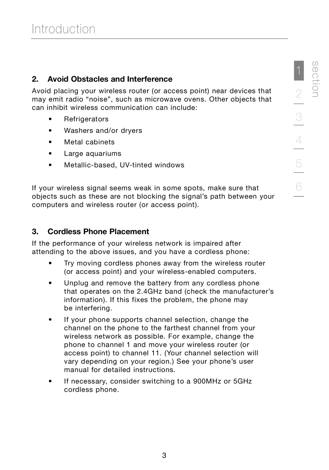 Verizon VZ4050 user manual Avoid Obstacles and Interference, Cordless Phone Placement 