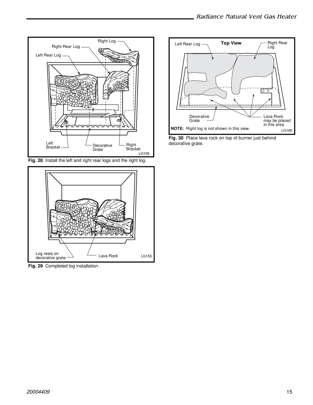 Vermont Casting 3355, 3340, 3349, 3356 4409 410 manual Top View 