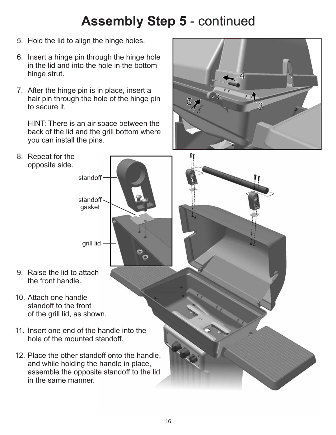 Vermont Casting 8000, 6000 owner manual Assembly Step 