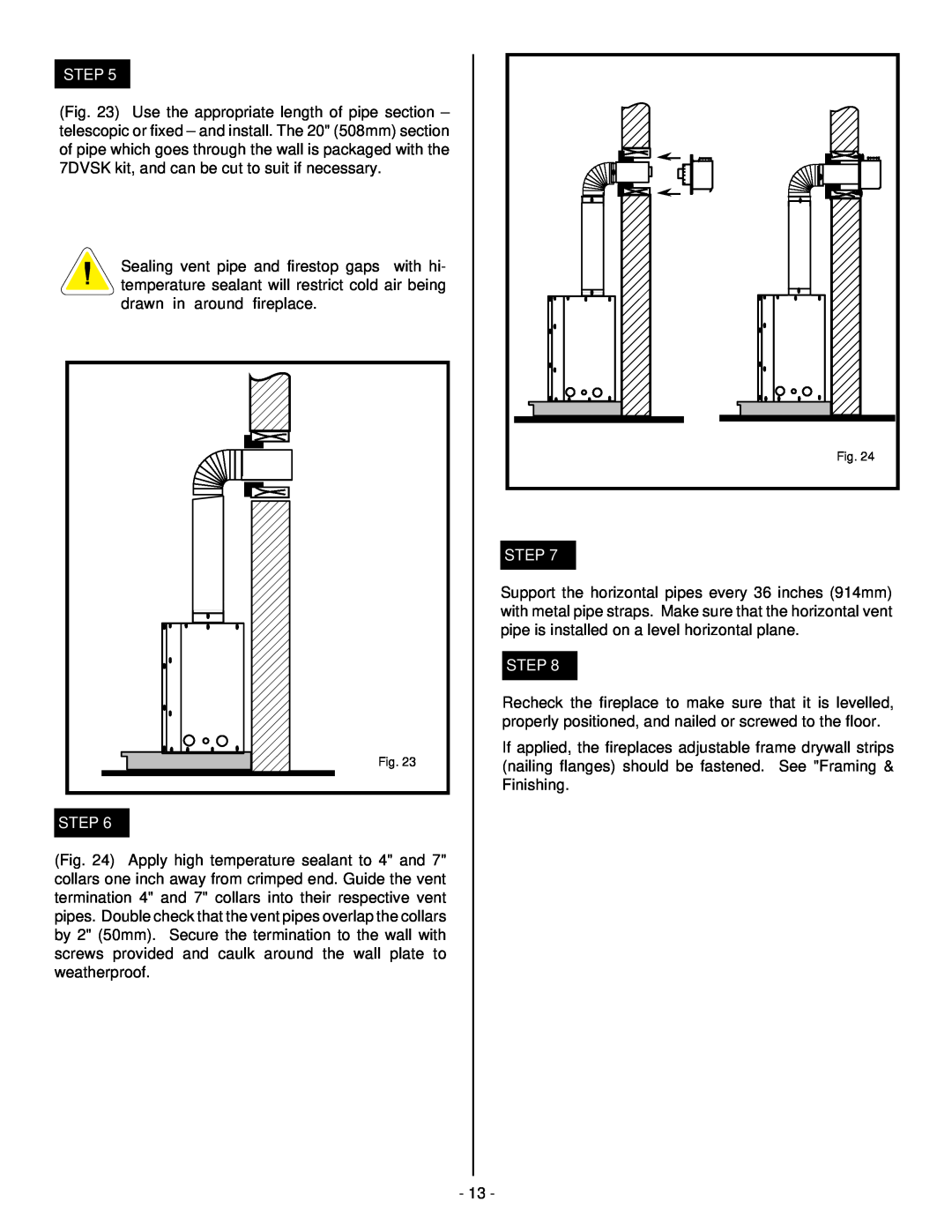 Vermont Casting BHDT36 installation instructions Step 