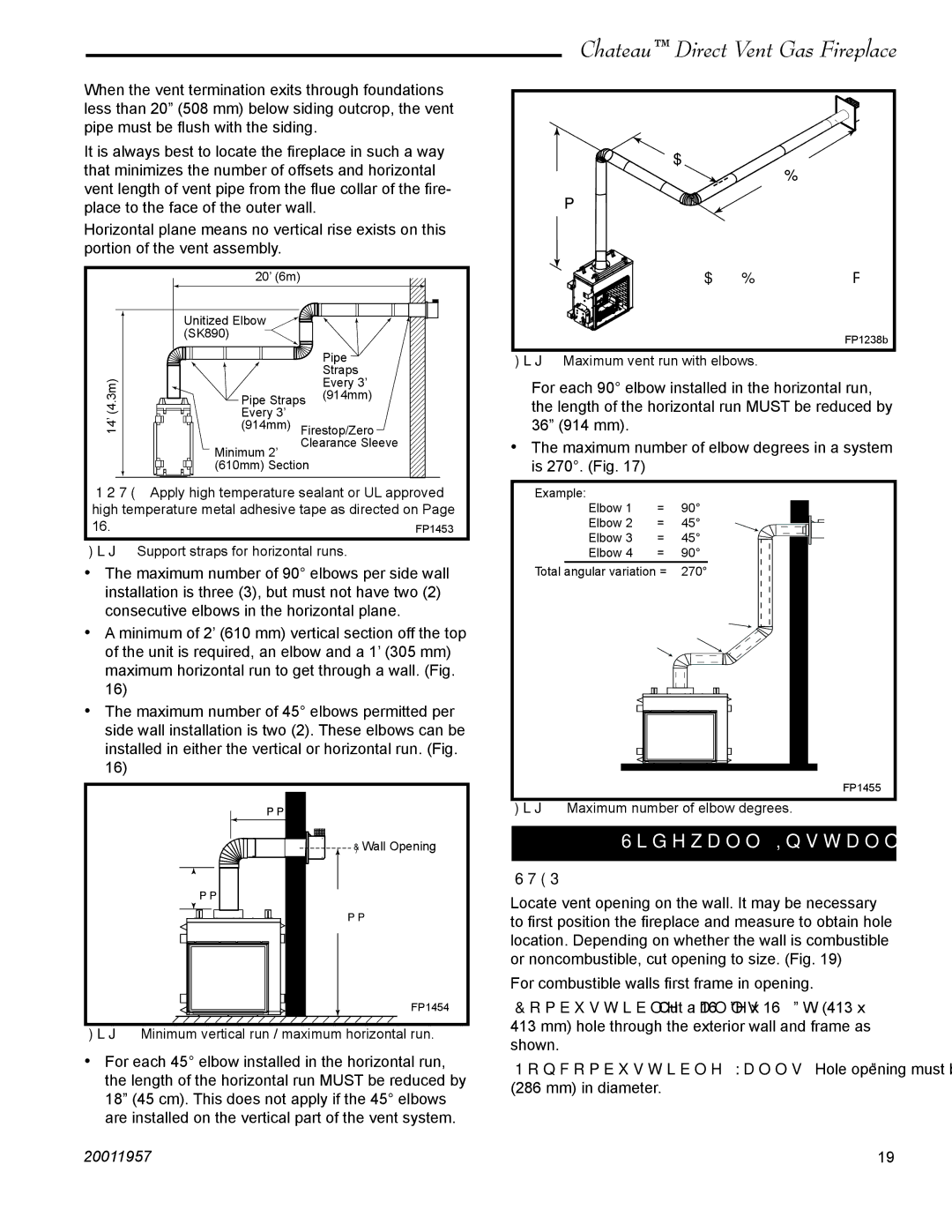 Vermont Casting DTV38s2 installation instructions Sidewall Installation, Step 