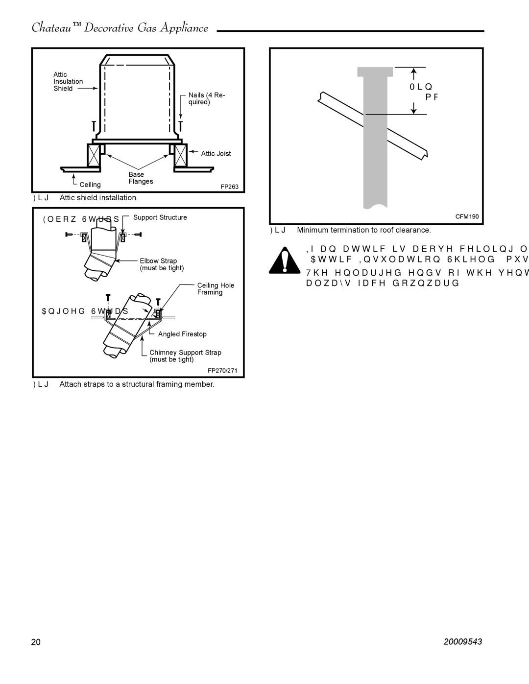 Vermont Casting DVT38S2 installation instructions Min 610mm 