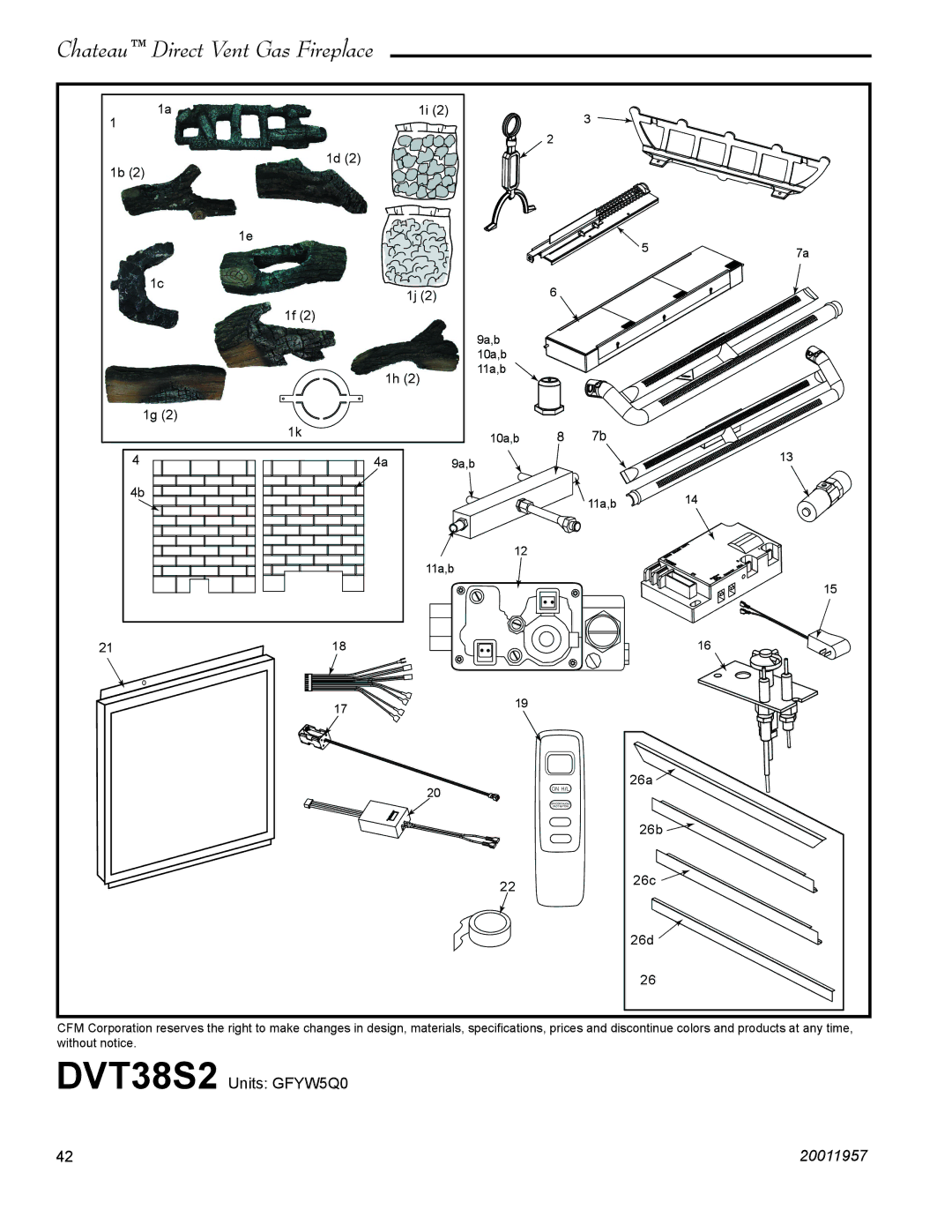 Vermont Casting DVT38S2IN installation instructions DVT38S2 Units GFYW5Q0 