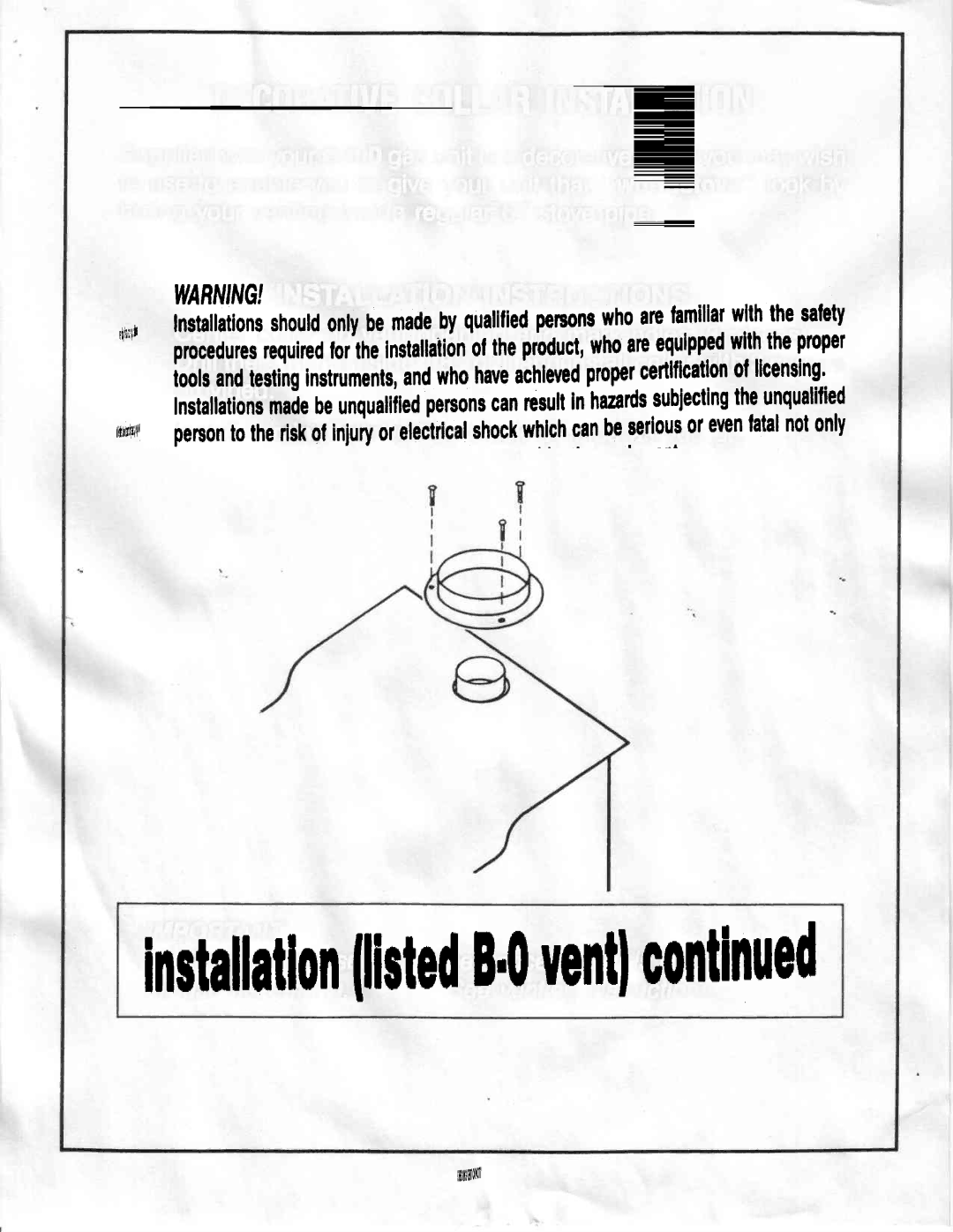 Vermont Casting G400 owner manual Decoratiuecoli.Arinstallation 