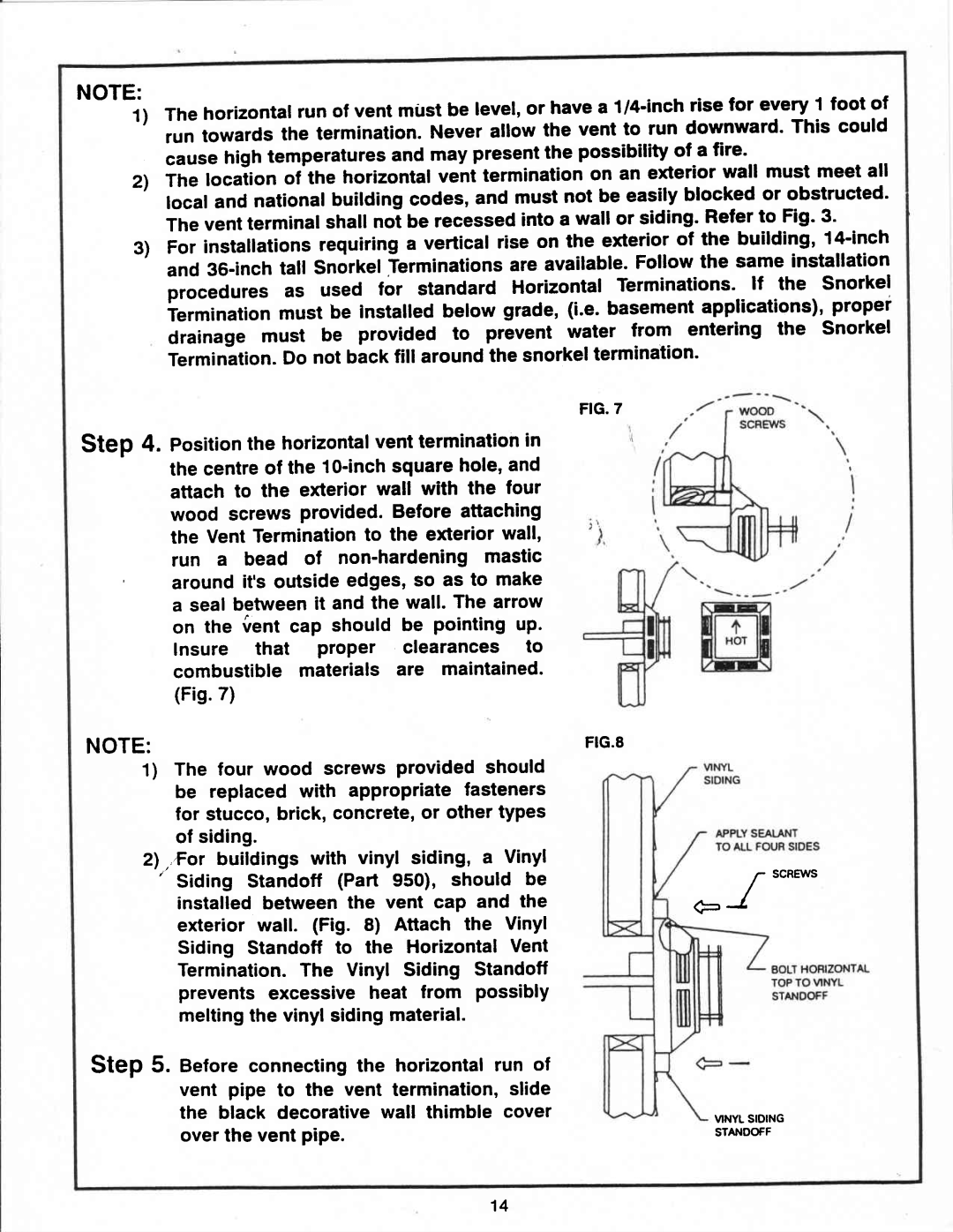 Vermont Casting G600 manual Screws 