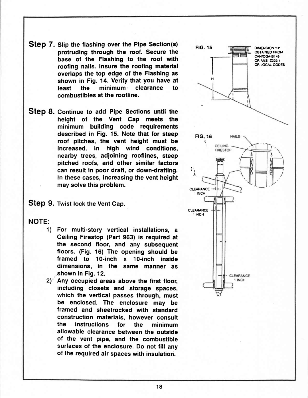 Vermont Casting G600 manual FlG . ,16 