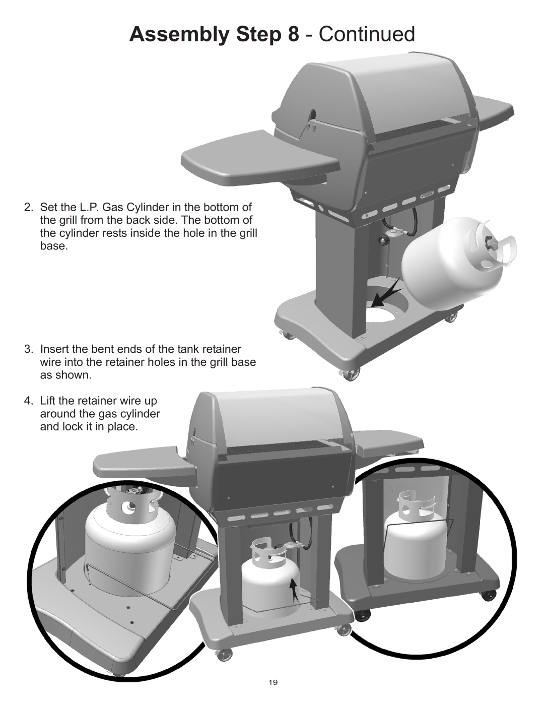 Vermont Casting Gas Grill owner manual Assembly Step 