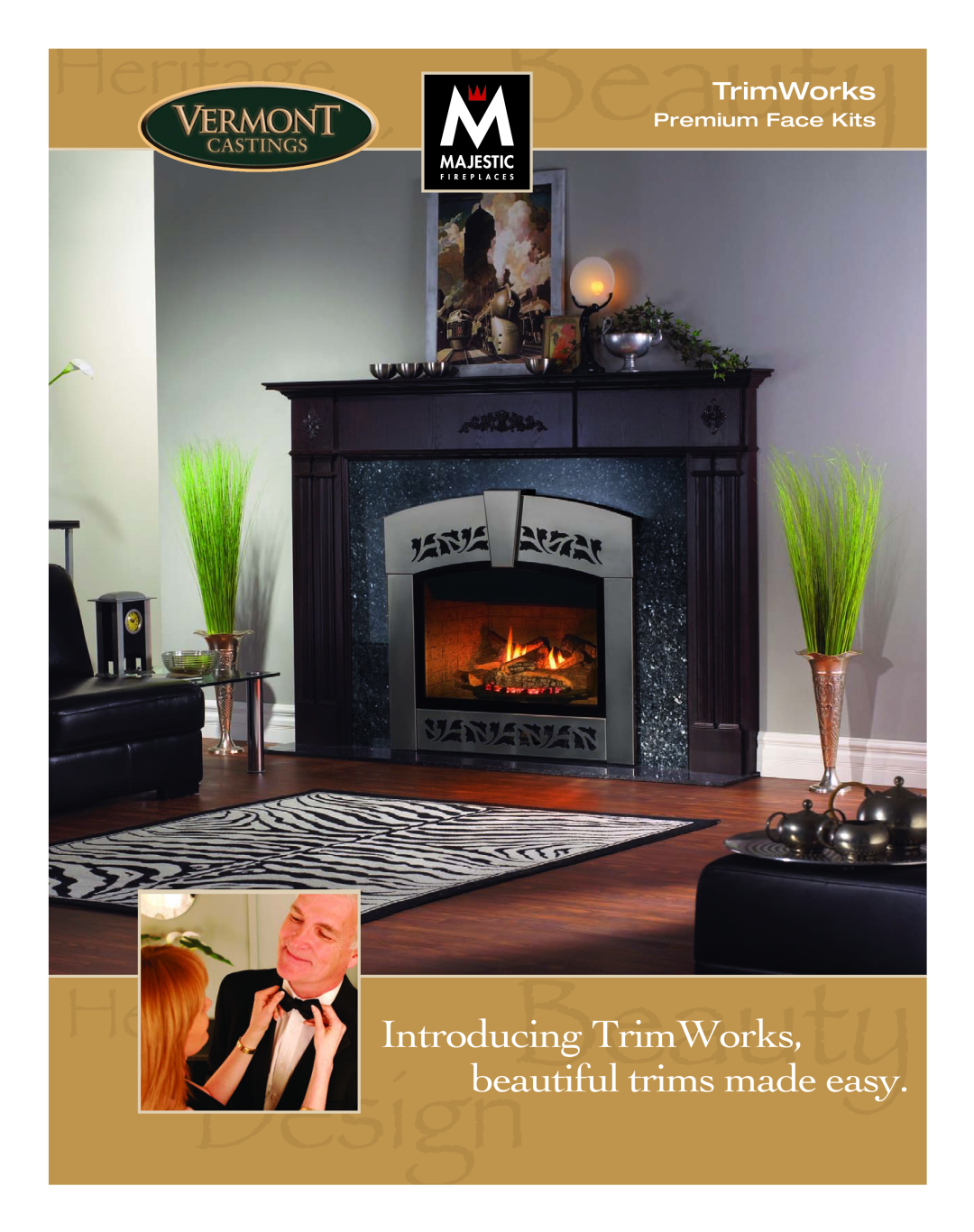 Vermont Casting HG004 manual Introducing TrimWorks, beautiful trims madeeasy, Premium Face Kits 