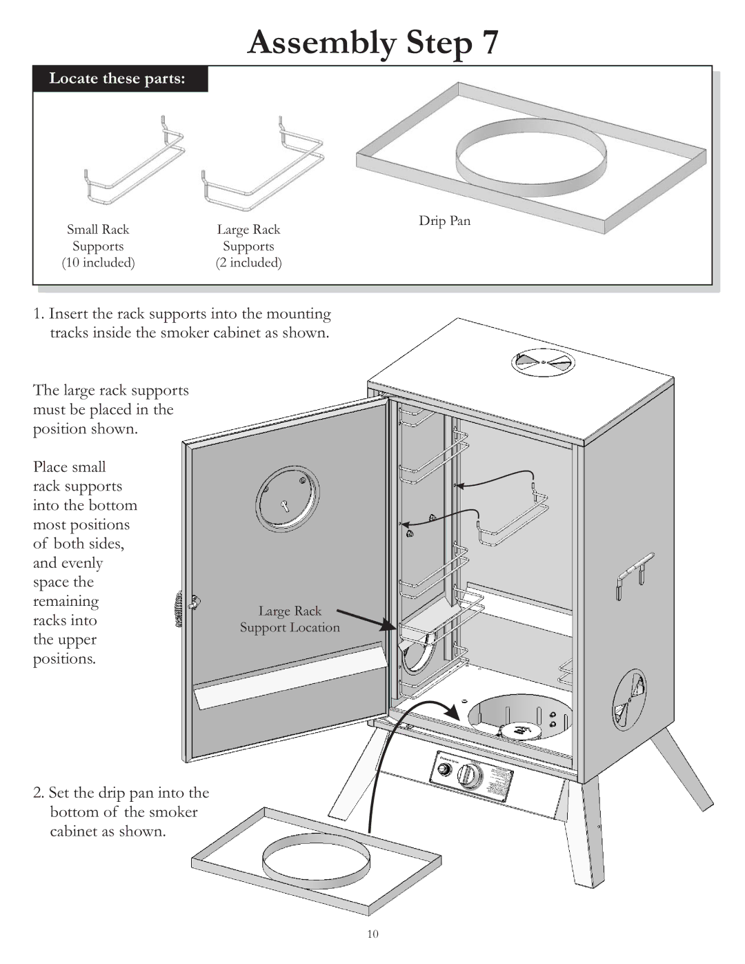 Vermont Casting VC3624GS owner manual Drip Pan 