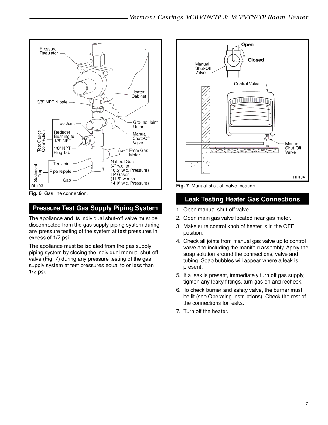 Vermont Casting VCBV30TN, VCPV10TN, VCPV30TP - 30, VCPV18TN, VCBV20TN, VCPV18TP - 18, VCBV30TP - 30 Turn off the heater 