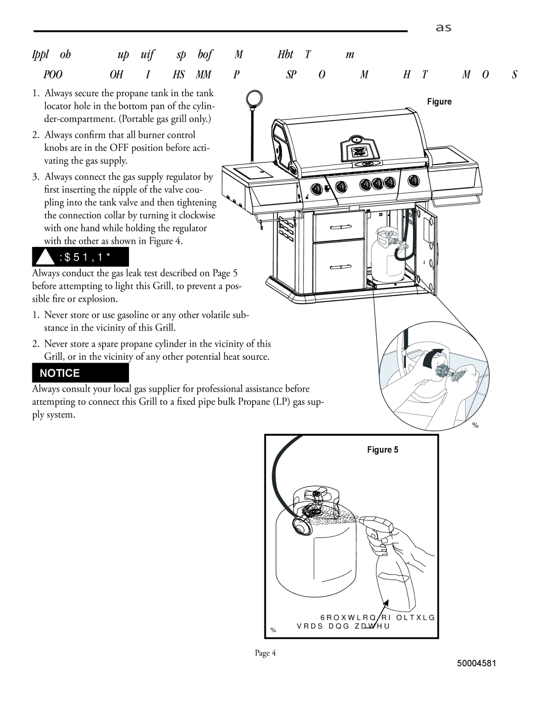 Vermont Casting VCS5008 Series, VCS5008BI, VCS4008 Series user manual Gas Hookup, Hooking Up to the Propane LP Gas Supply 