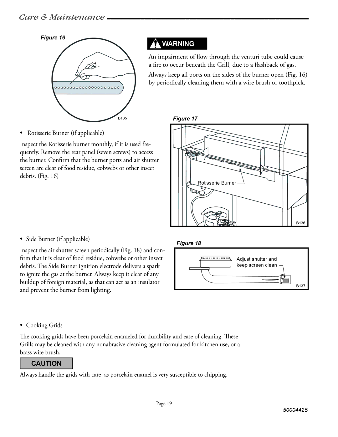 Vermont Casting VM448, VM658, VM508 user manual Cooking Grids 