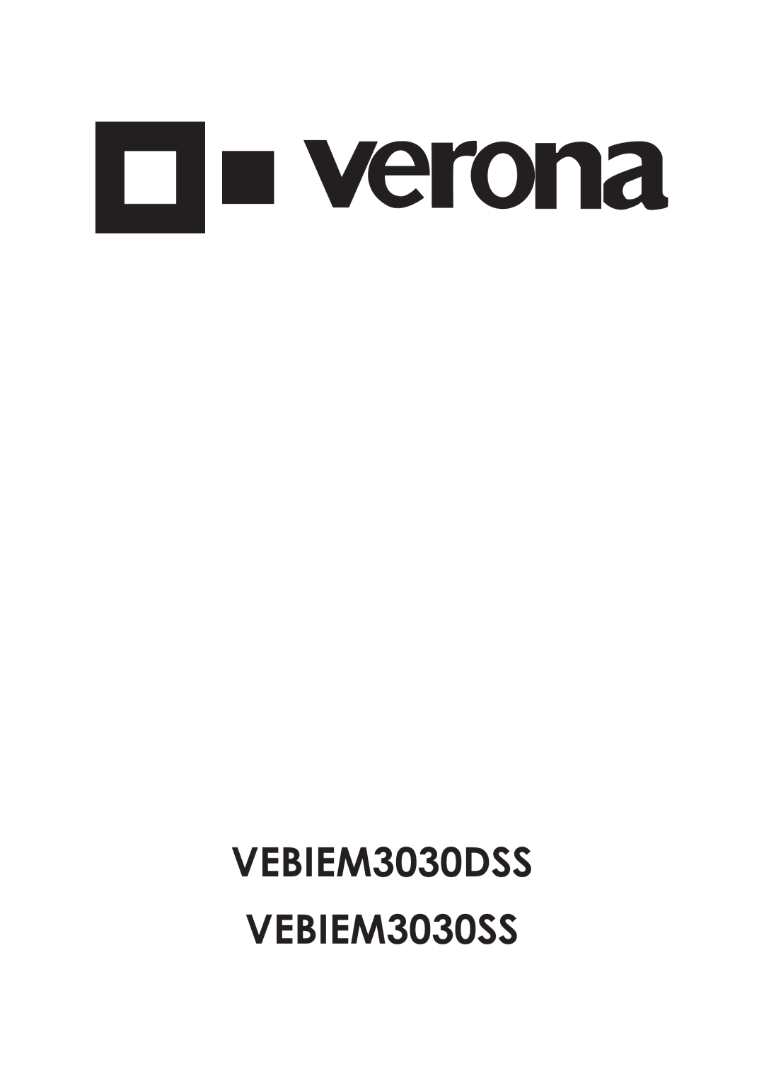 Verona manual VEBIEM3030DSS VEBIEM3030SS 