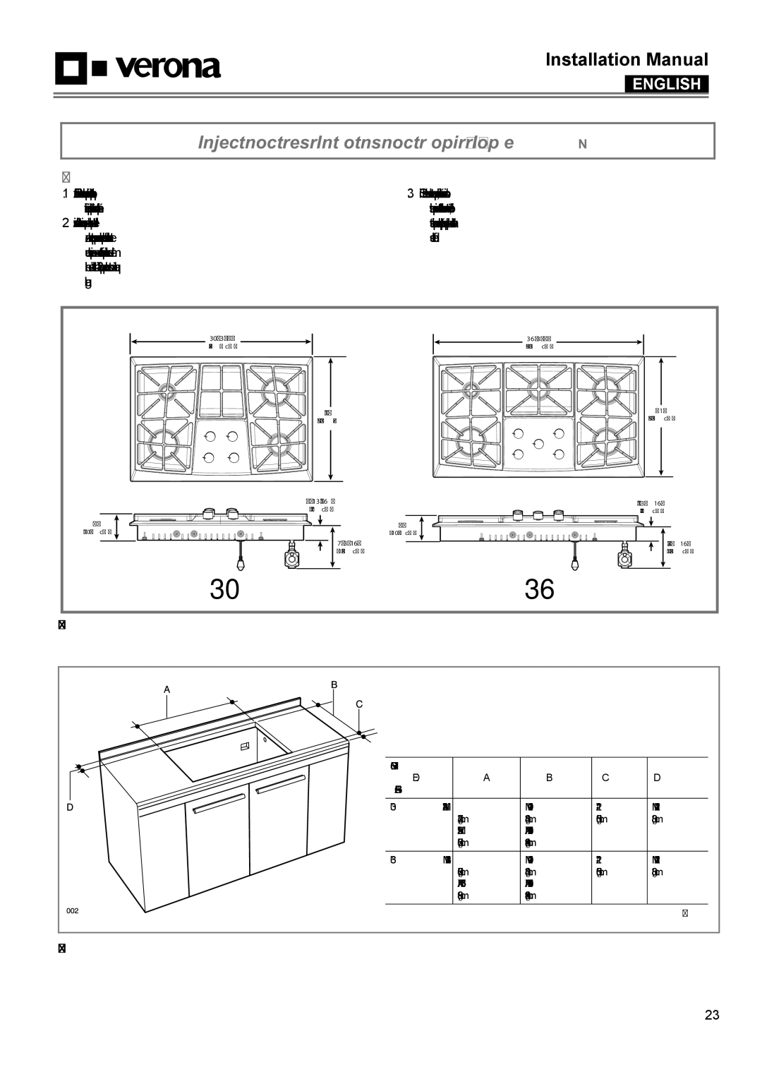 Verona VECTGV304SS, VECTGV365SS manual Dimensions et Dispositions pour la Découpe, Suggestions Importantes de Préparation 