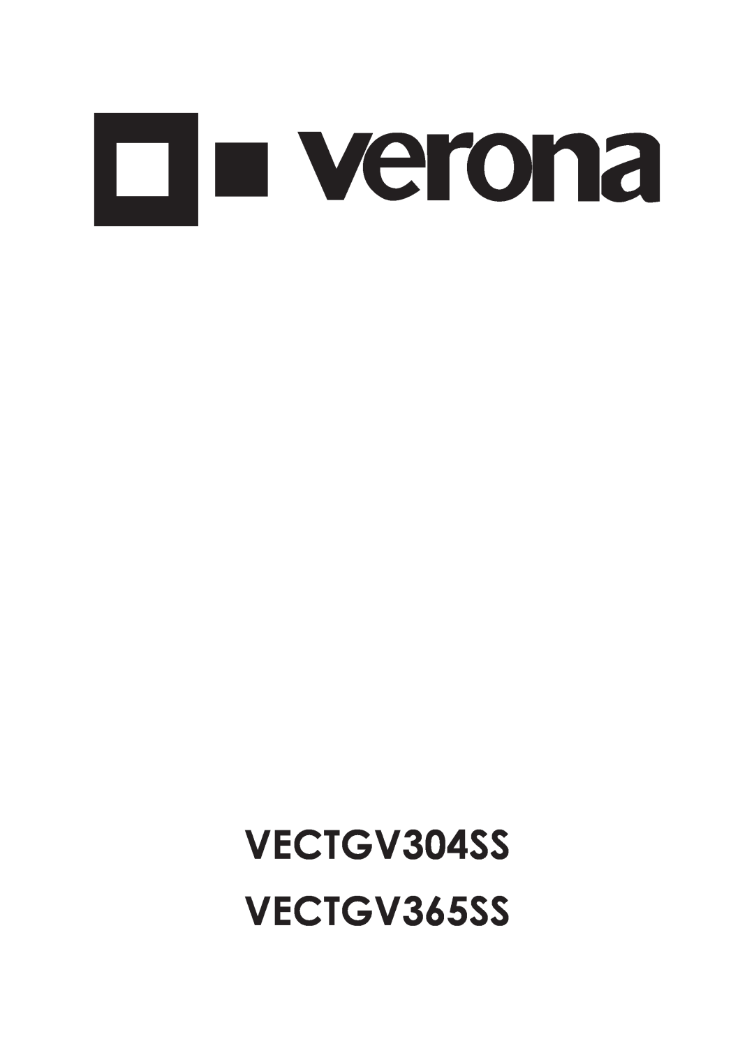 Verona manual VECTGV304SS VECTGV365SS 