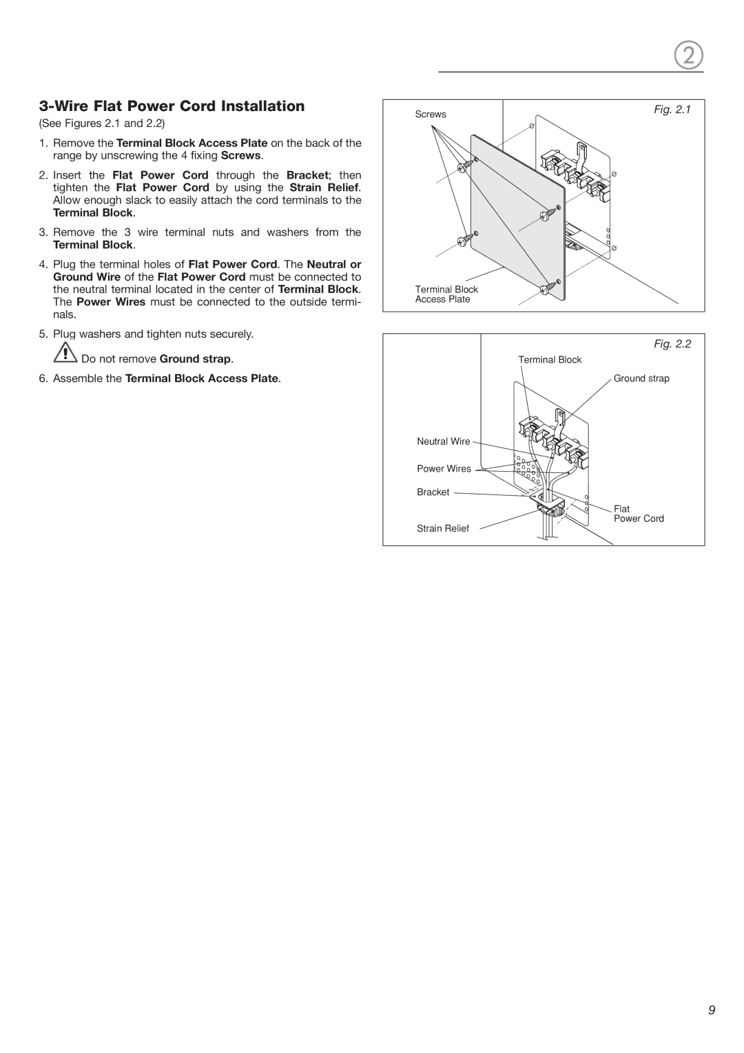 Verona VEFSEE 244 P warranty Wire Flat Power Cord Installation 