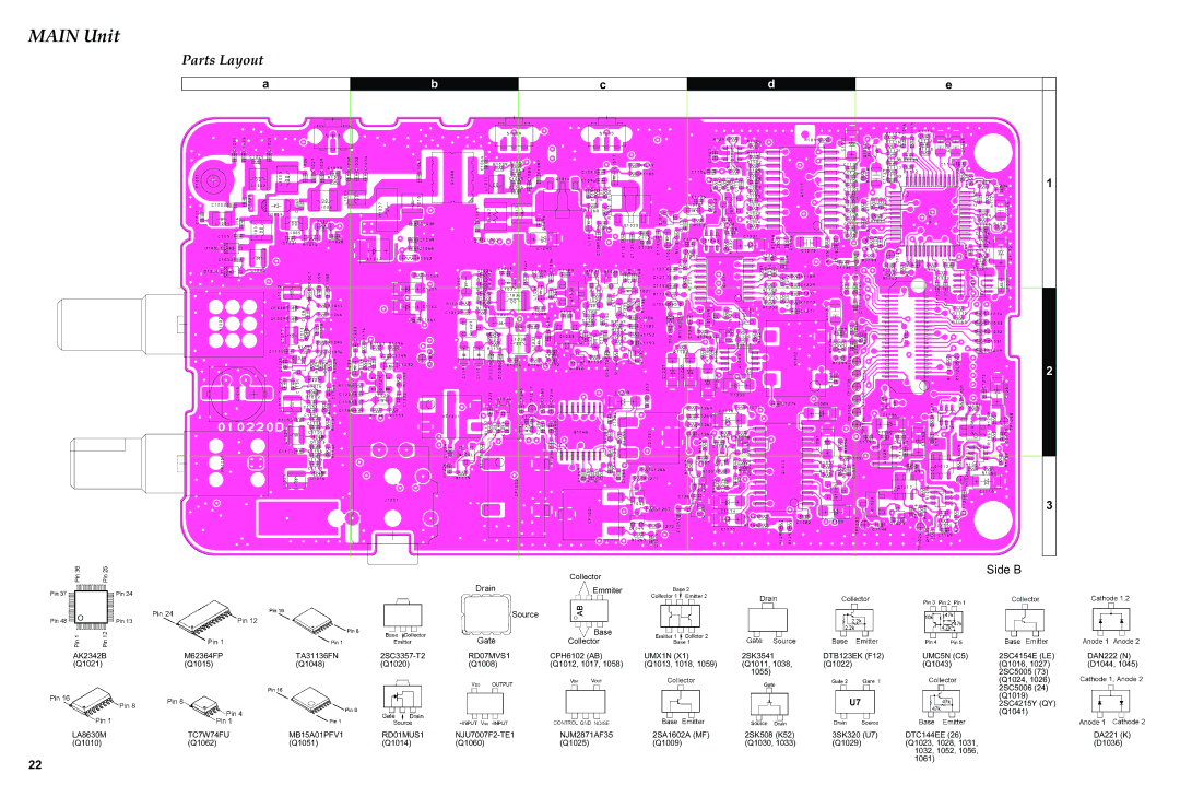 Vertex Standard VX-410 service manual Side B, RD07MVS1 