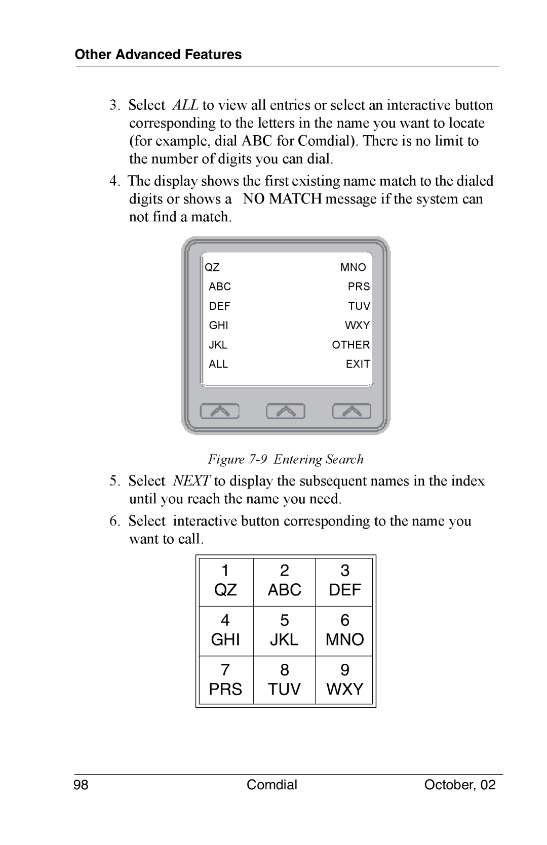 Vertical Communications 8012S manual Ghi 