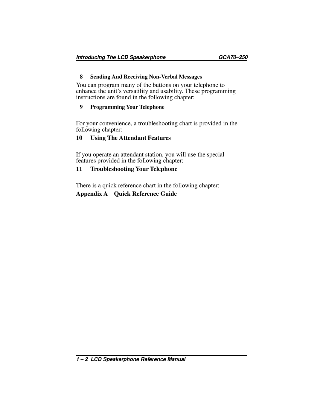 Vertical Communications 8324F, 8312S, 8324S manual Using The Attendant Features, Sending And Receiving Non-Verbal Messages 