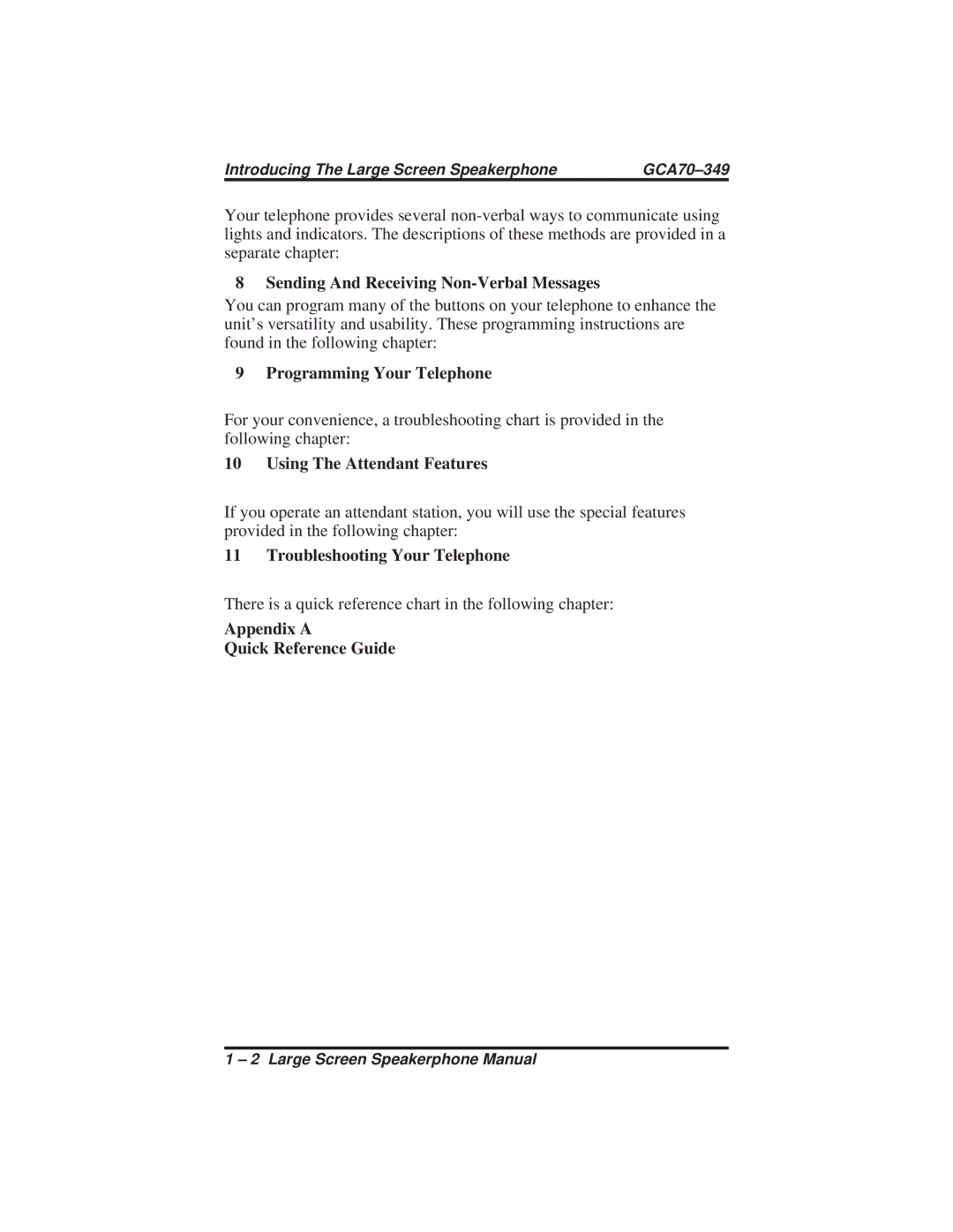 Vertical Communications 8412S, 8412F manual Programming Your Telephone 