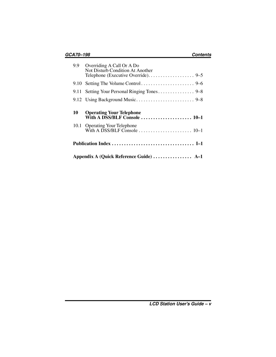 Vertical Communications and FX Series manual Operating Your Telephone With a DSS/BLF Console 