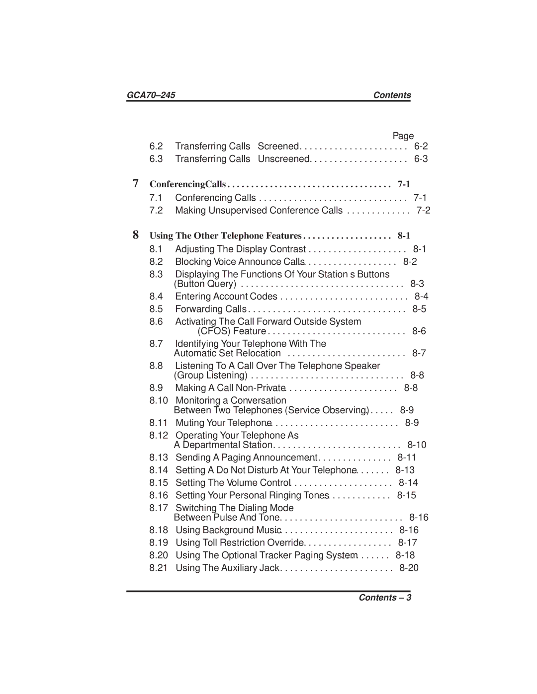 Vertical Communications DSU and DSU II manual Displaying The Functions Of Your Station’s Buttons 