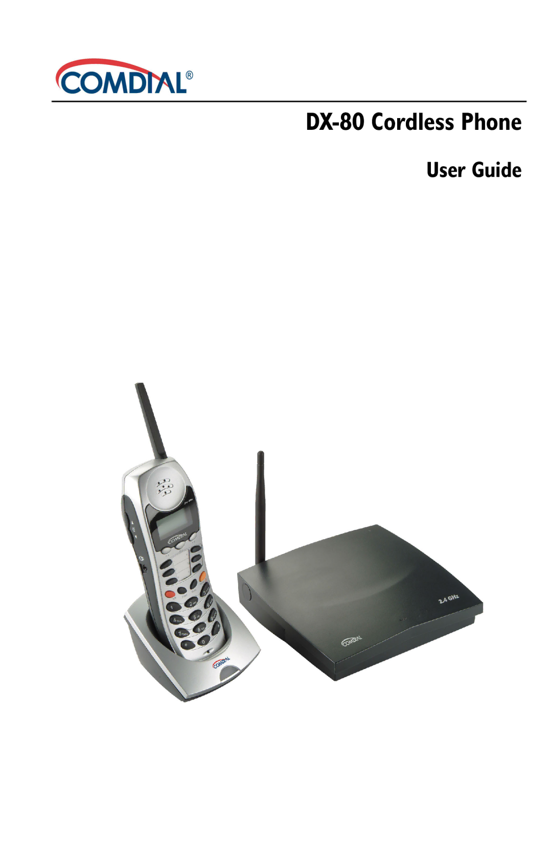 Vertical Communications manual DX-80 Cordless Phone 