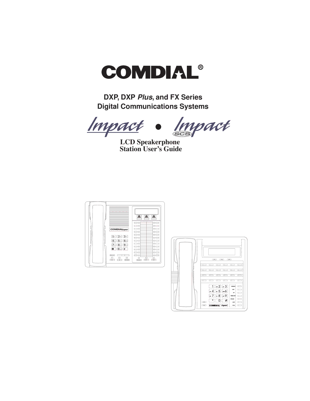 Vertical Communications DXP Series, DXP Plus Series manual DXP, DXP Plus, and FX Series Digital Communications Systems 