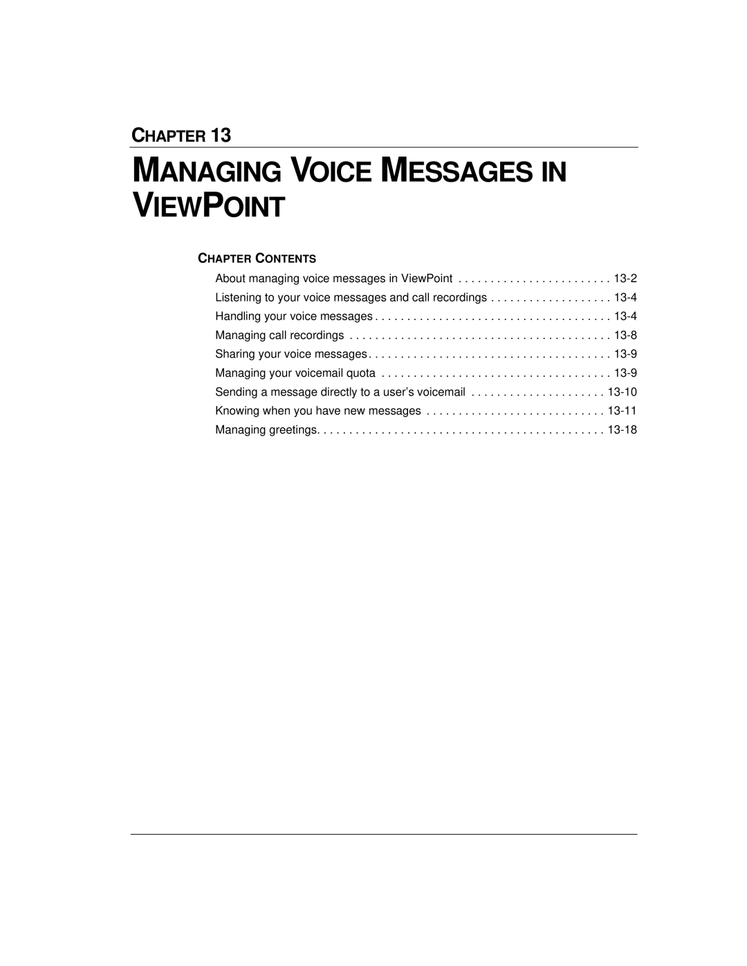 Vertical Communications TeleVantage 7.5 manual Managing Voice Messages in Viewpoint 