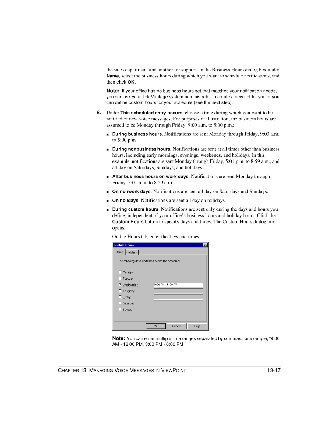 Vertical Communications TeleVantage 7.5 manual 13-17 