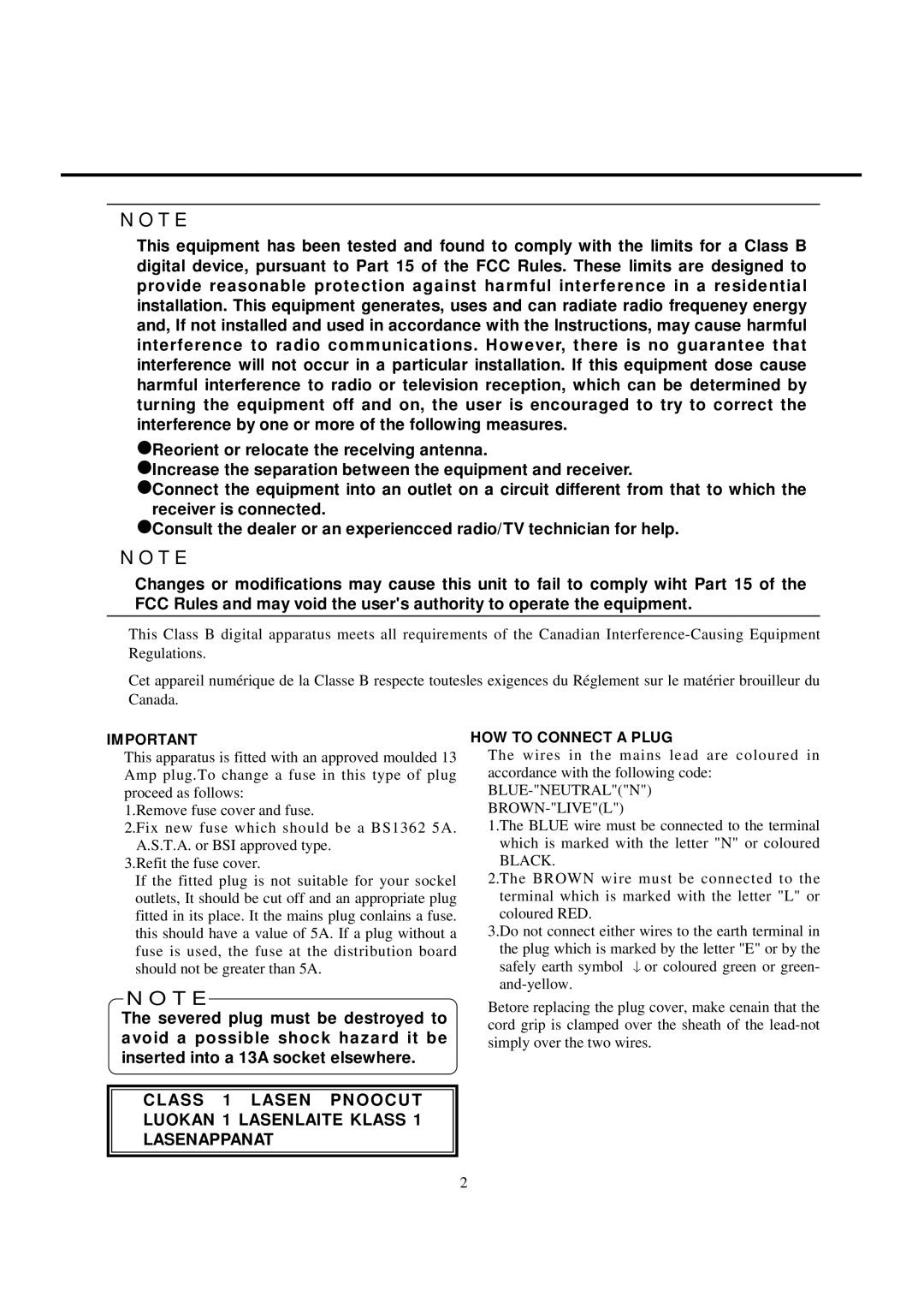 Vestax CDX-35P, CDX-35C owner manual T E 