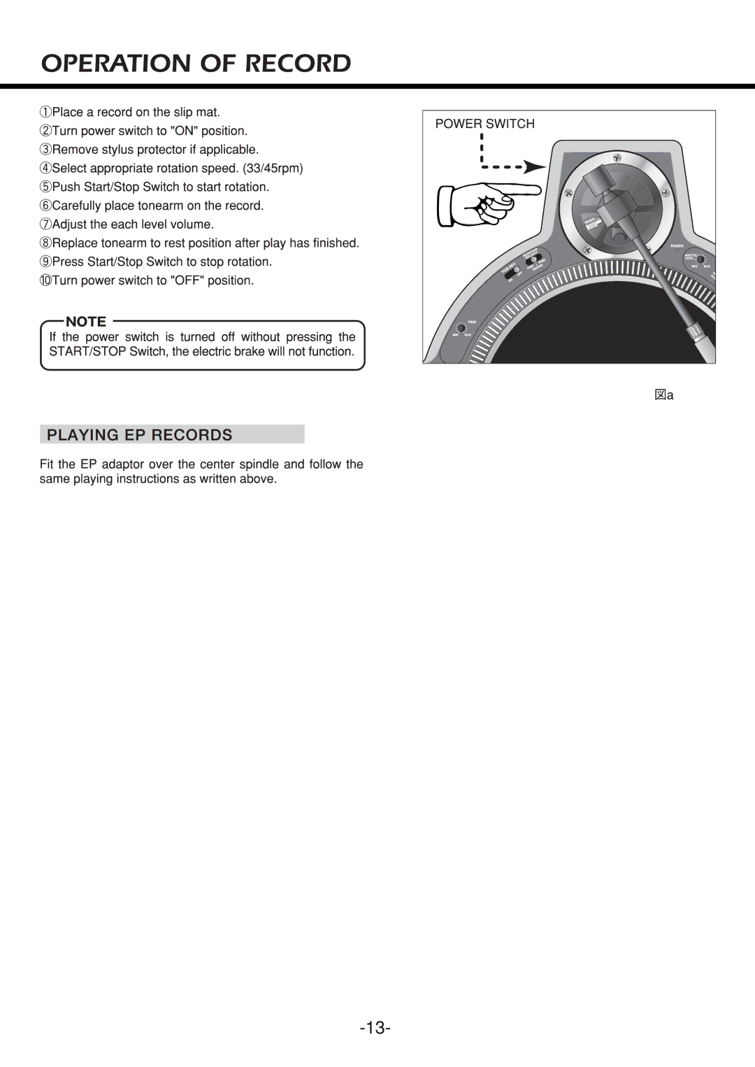 Vestax VOM-QFO LE DX manual 