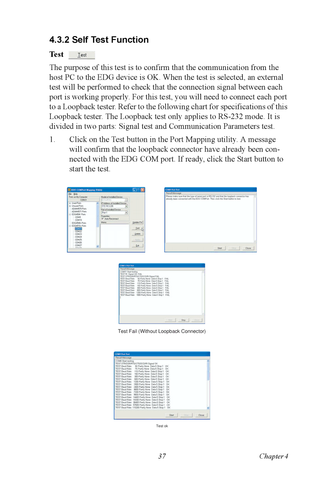 Vicks EDG-4516+, EDG-4508+ user manual Self Test Function 