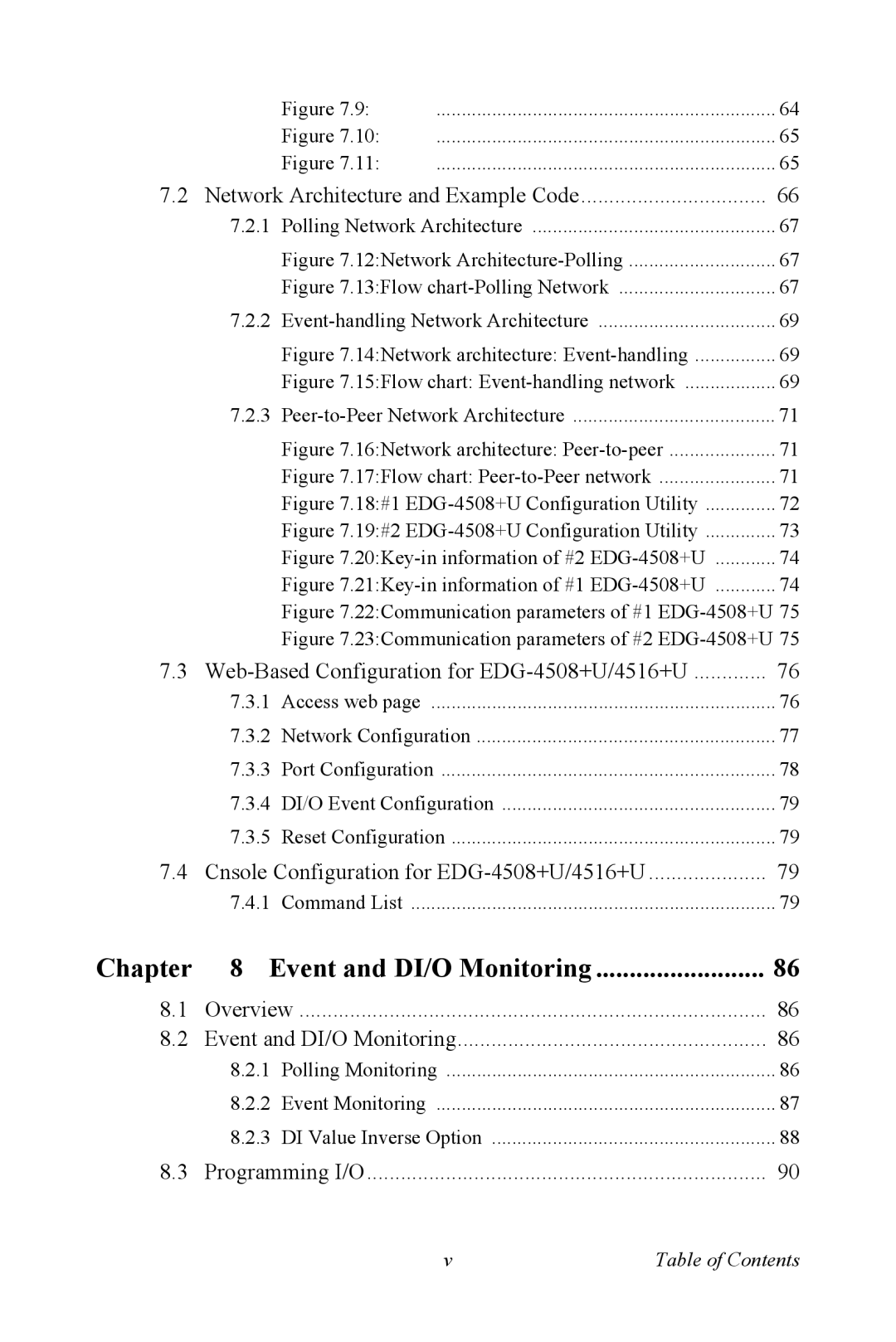 Vicks EDG-4516+, EDG-4508+ user manual Chapter Event and DI/O Monitoring 