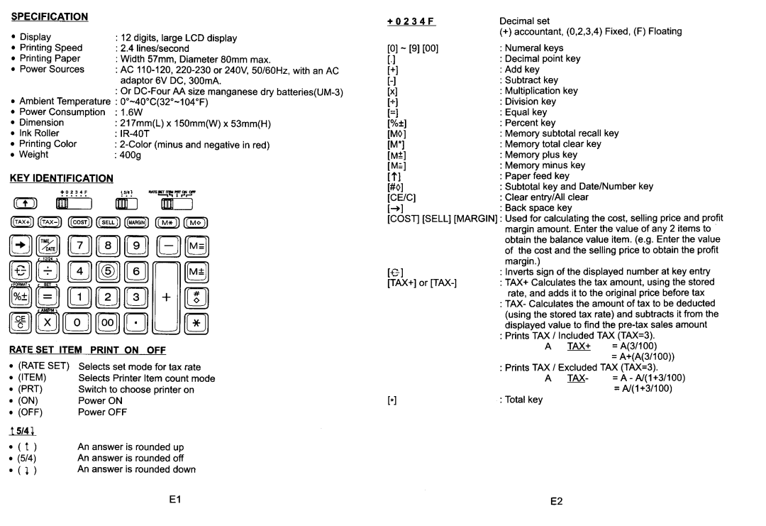 Victor 1208-2 manual 