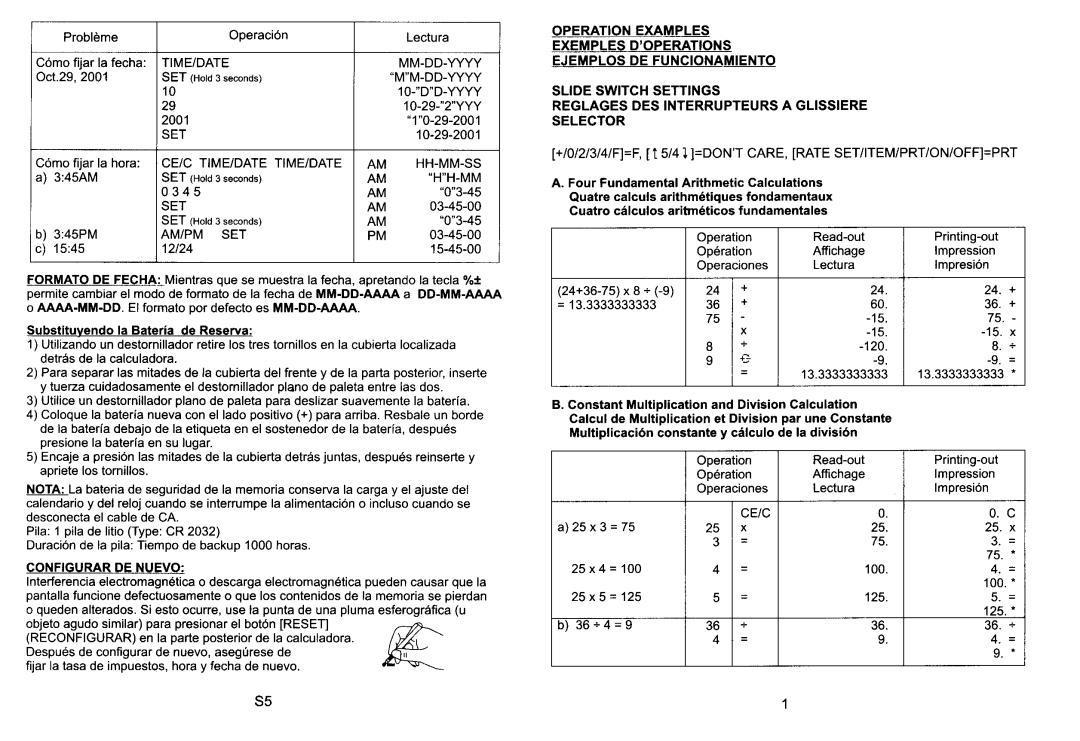 Victor 1208-2 manual 