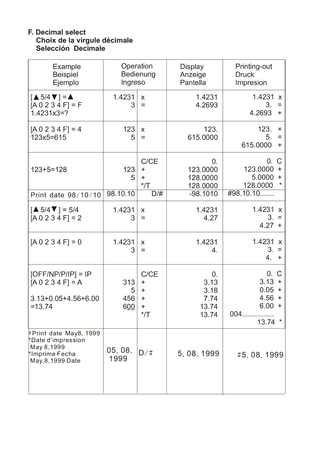 Victor 1240-3A instruction manual Off/Np/P/Ip = Ip 