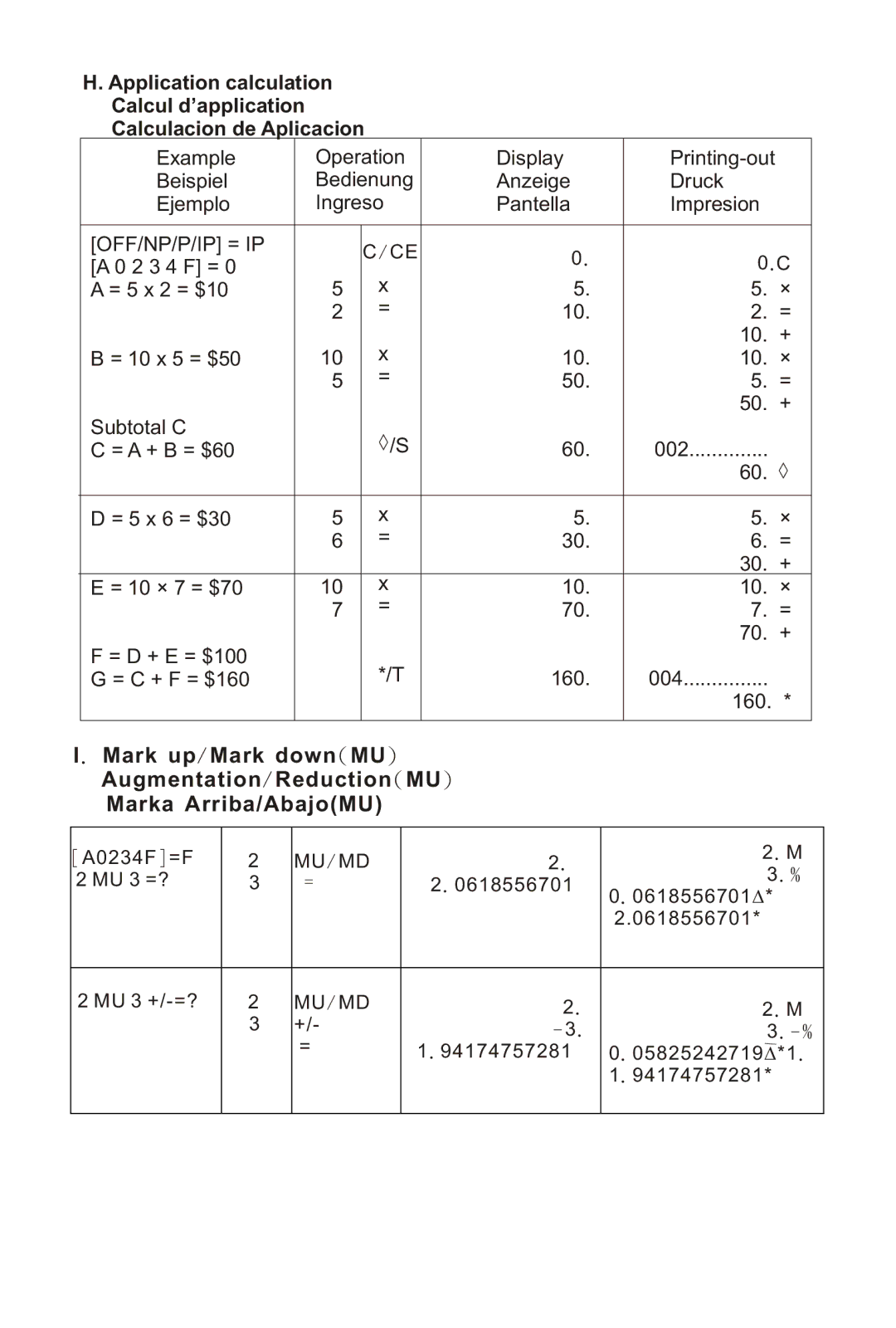 Victor 1240-3A instruction manual Mu/ Md 