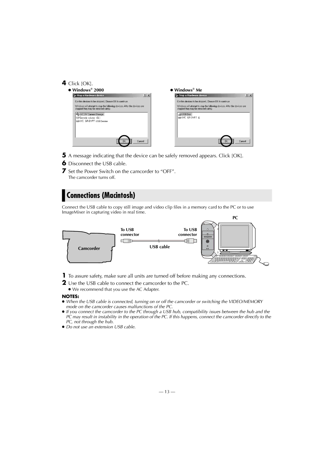 Victor LYT1037-001A manual USB cable 