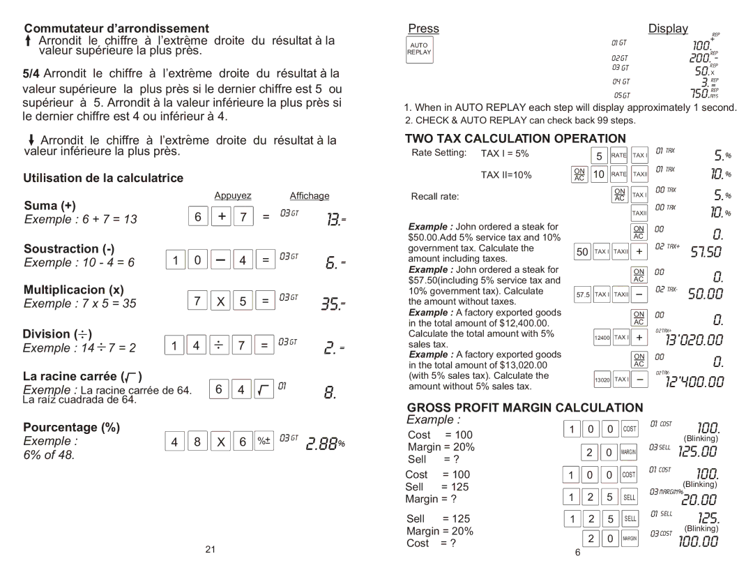 Victor Technology 1200-4 owner manual 13.=, 100, 20.00, 125 