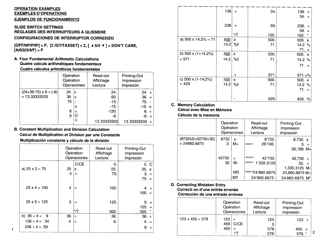 Victor Technology 1210-2 Series manual 