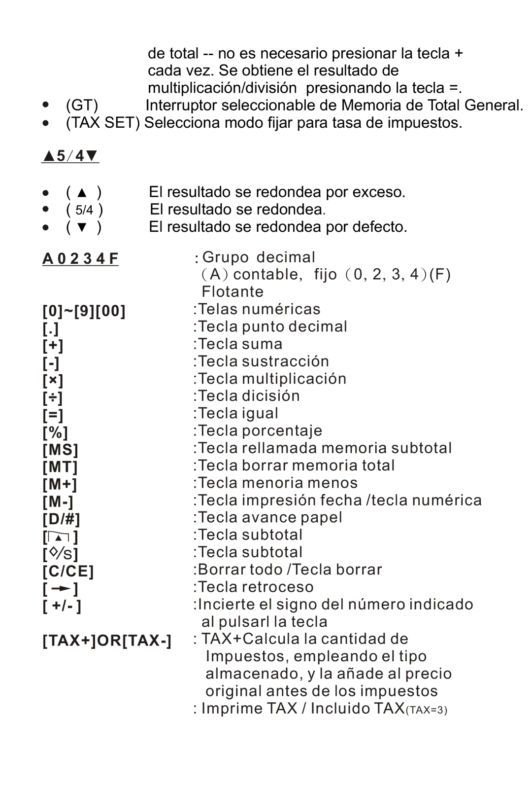 Victor Technology 1212-3A Series instruction manual 2 3 4 F ~900 + × ÷ = % MS MT M+ M- D/# C/CE +, Tax+Ortax 