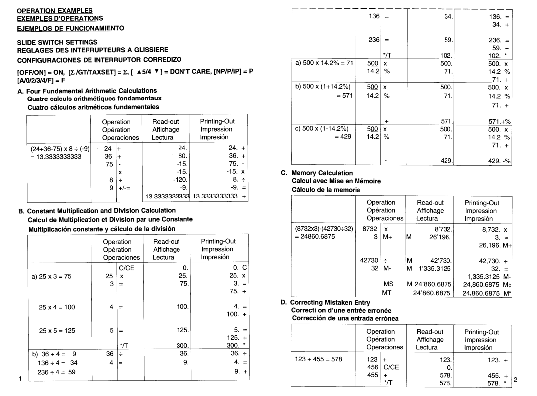 Victor Technology 1230-3 manual 